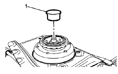 Fig. 41: Front Suspension Strut Mount Plate Nut Cap