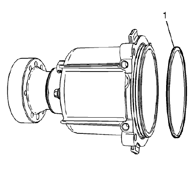 Fig. 35: Differential Clutch O-Ring