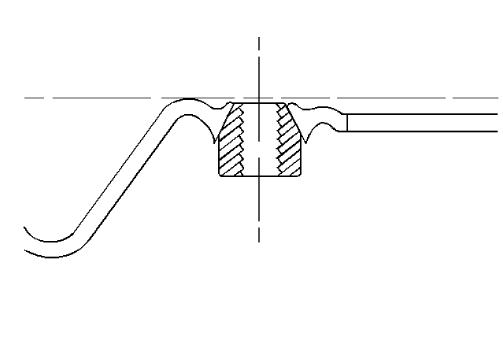 Fig. 5: Inspecting Mounting Wheel/Nut Holes For Damage Caused From Over-Torquing The Wheel/Nuts