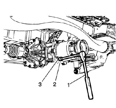 Fig. 39: Tightening Differential Clutch Bolts