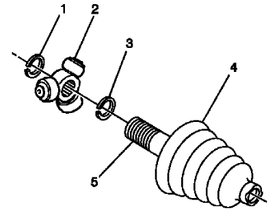 Fig. 46: View Of Tripot Spider & Retaining Ring