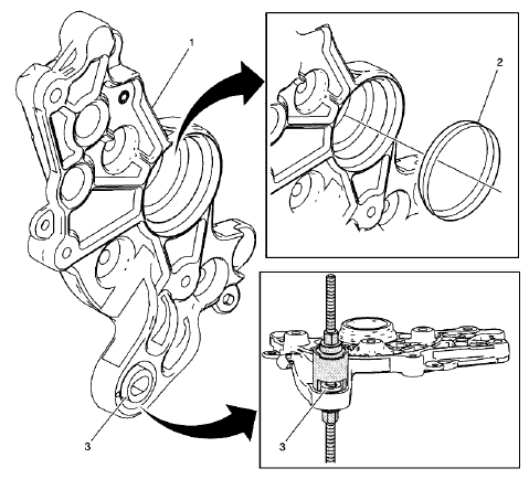 Fig. 41: Transfer Case Adapter (M7Y, MZ4)
