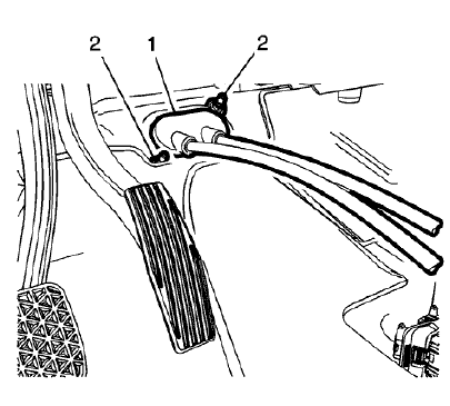 Fig. 25: Shift Lever & Selector Lever Cable Grommet And Fasteners
