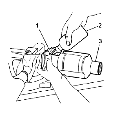 Fig. 49: Place Approximately Half Container Of Grease From Service Kit In Boot And Then Half In Tripod Housing