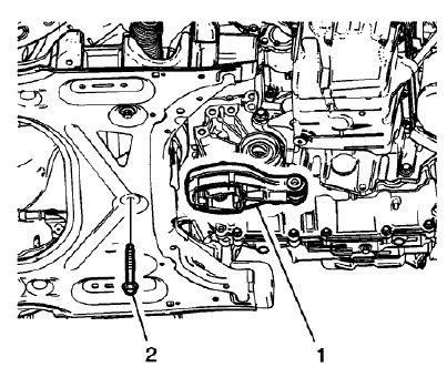 Fig. 58: Transmission Rear Mount