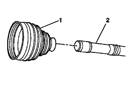 Fig. 56: Identifying Clamp & Wheel Drive Shaft
