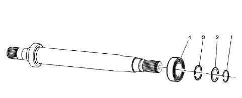 Fig. 3: Front Wheel Drive Intermediate Shaft Bearing