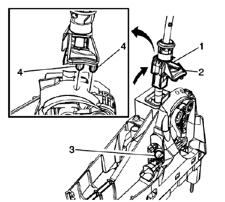 Fig. 40: Transmission Gear Control