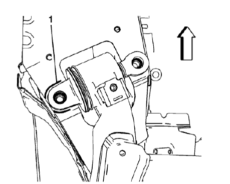 Fig. 14: Rear Axle Mounting Bracket