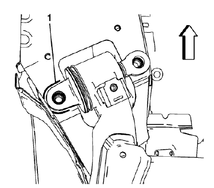 Fig. 18: Rear Axle Mounting Bracket