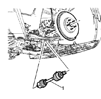 Fig. 25: Wheel Drive Shaft