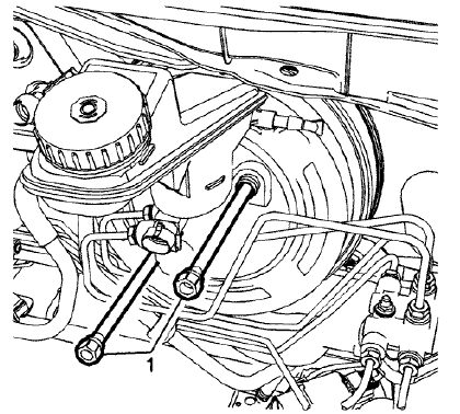 Fig. 50: Power Vacuum Brake Booster Bolts