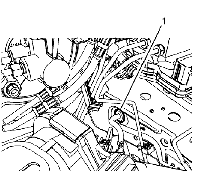 Fig. 182: Power Brake Booster Pump Vent Hose And Grommet