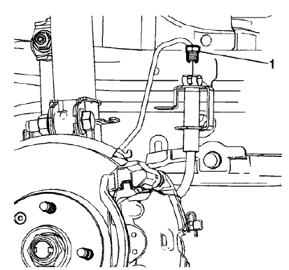 Fig. 85: Front Brake Pipe Fitting