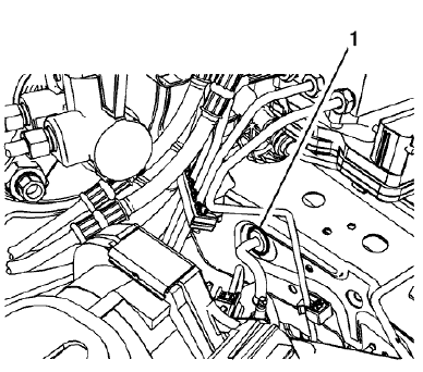 Fig. 185: Power Brake Booster Pump Vent Hose And Grommet