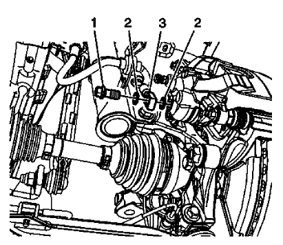 Fig. 27: Brake Hose Fitting And Bolt