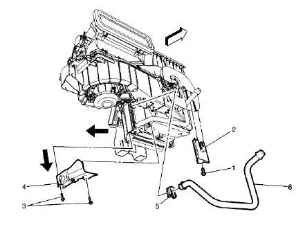 Fig. 62: Heater Core Outlet Tube