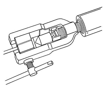 Fig. 96: Using Pipe Flaring Tool