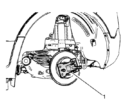 Fig. 32: Separating Wheel Drive Shaft From Wheel Bearing/Hub