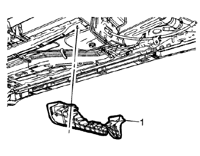 Fig. 110: Underbody Cross Sill Shield