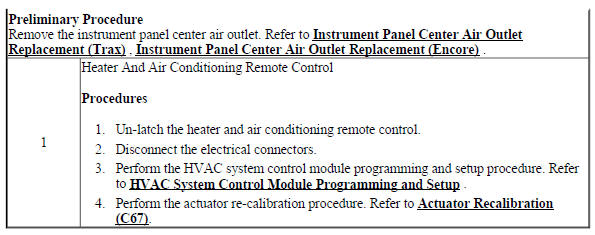 Heater and Air Conditioning Remote Control Replacement (C67)