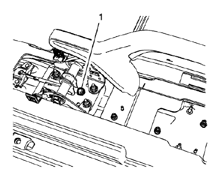 Fig. 9: Parking Brake Cable Adjusting Nut