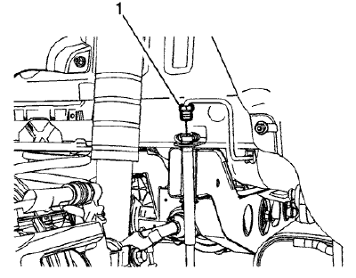Fig. 117: Left Rear Intermediate Pipe Fitting