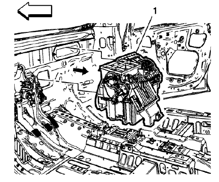 Fig. 45: HVAC Module Assembly