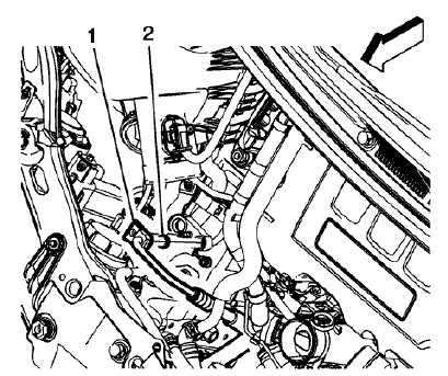 Fig. 22: Air Conditioning Compressor Hose Assembly
