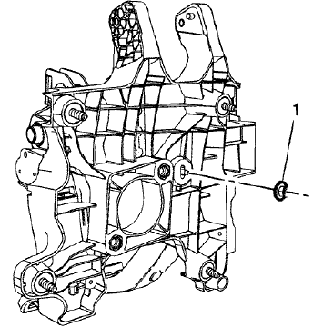 Fig. 38: Brake Pedal AssemblyAnd Dash Panel