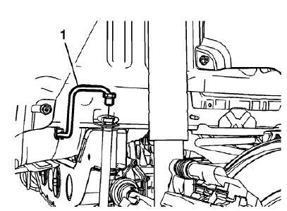 Fig. 137: Right Rear Intermediate Pipe Fitting