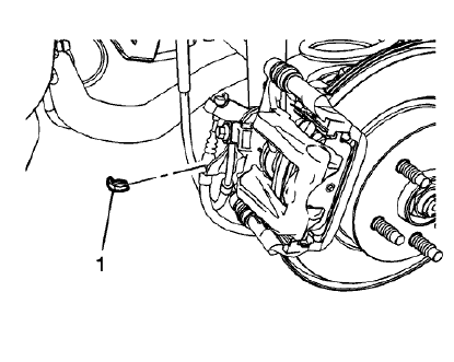 Fig. 32: Parking Brake Cable Retainer