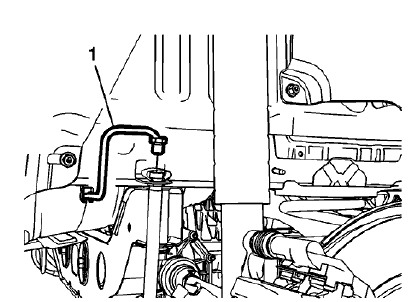 Fig. 138: Right Rear Intermediate Pipe Fitting