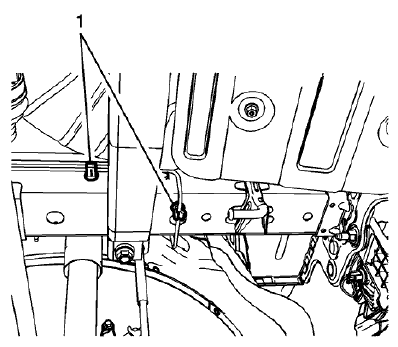 Fig. 139: Right Rear Rail Retaining Clips