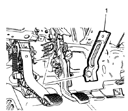 Fig. 39: Brake Pedal Assembly
