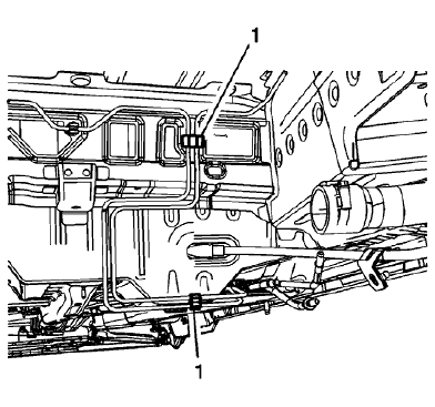 Fig. 141: Left Rear Intermediate Pipe