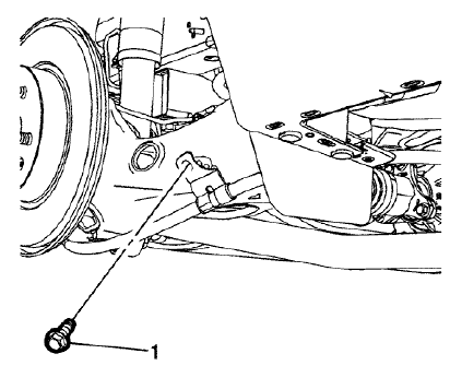 Fig. 37: Cable Bracket Bolt