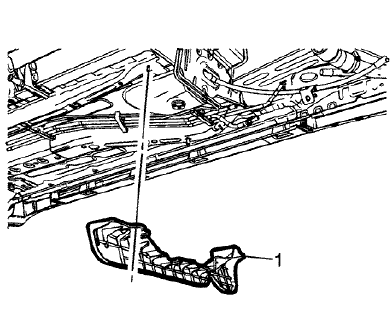 Fig. 143: Underbody Cross Sill Shield