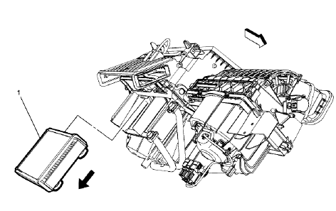 Fig. 88: Heater Core