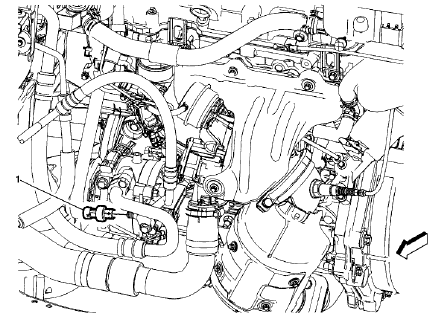 Fig. 38: Air Conditioning (A/C) Refrigerant Pressure Sensor