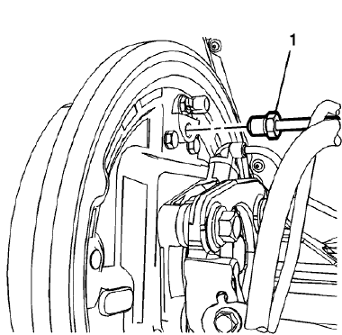 Fig. 150: Rear Brake Rear Pipe Fitting And Rear Brake Cylinder
