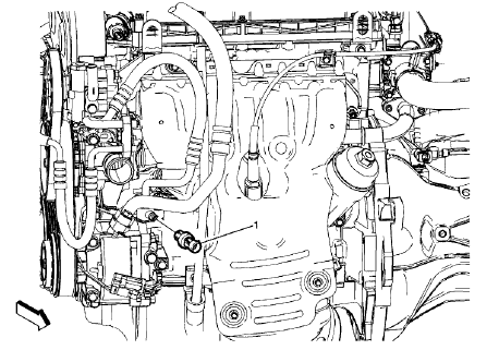 Fig. 39: Air Conditioning (A/C) Refrigerant Pressure Sensor (LDE/LUW/LWE)