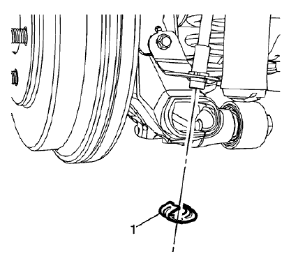 Fig. 155: Brake Hose Retainer