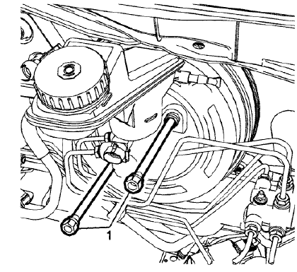 Fig. 29: Power Vacuum Brake Booster Bolts