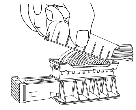 Fig. 32: Windshield Garnish Molding Assembly