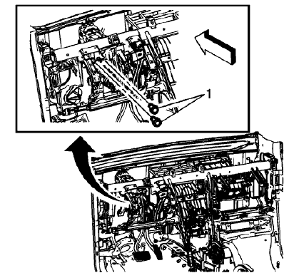Fig. 116: Brake Pedal Mounting Bracket