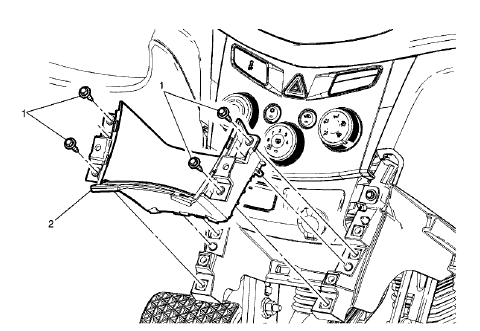 Fig. 61: Front Floor Console Stowage Tray