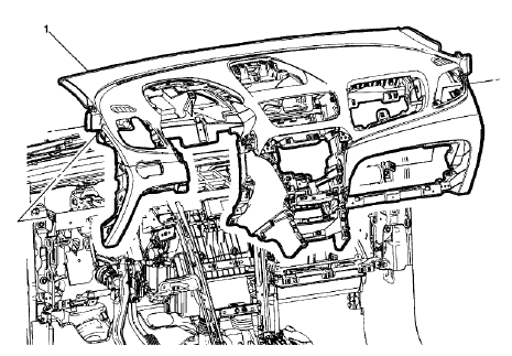 Fig. 80: Instrument Panel Electrical Harness Assembly