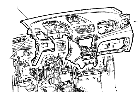 Fig. 81: Instrument Panel Electrical Harness Assembly