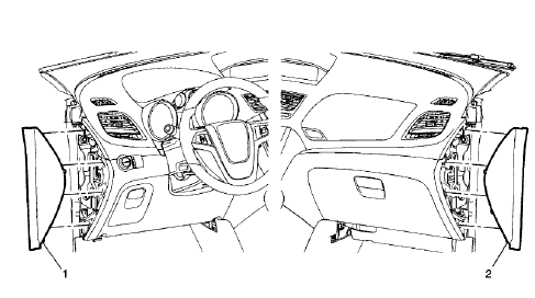 Fig. 94: Instrument Panel Outer Trim Cover